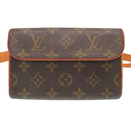 Louis Vuitton Waist M51855 Florentine Monogram Canvas Brown Handbag
