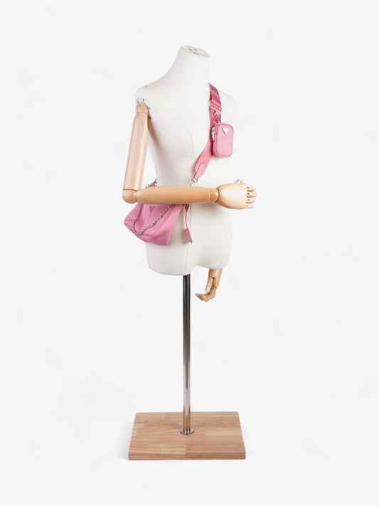 Prada Re Edition Crossbody Bag Nylon Pink