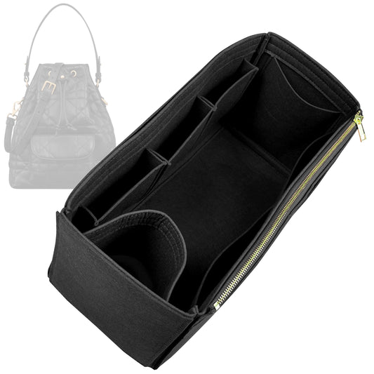 Dior Bag Organizer for Caro , Bag Insert Felt, Mini Bucket Bucket Bag