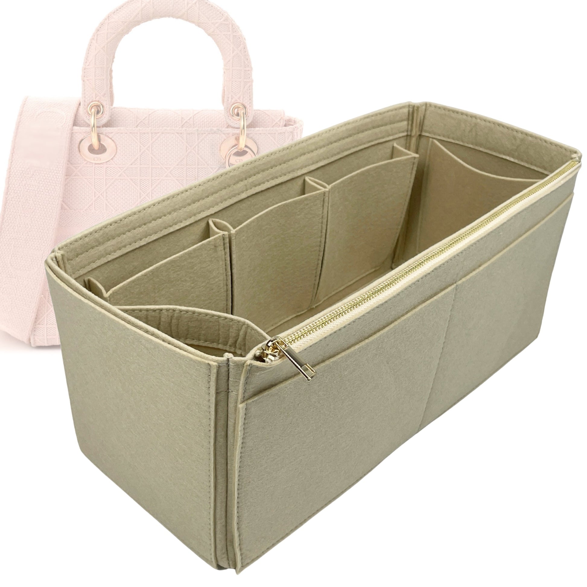Dior Handbag Organizer for Lady D-Lite Bag, Bag Insert Large
