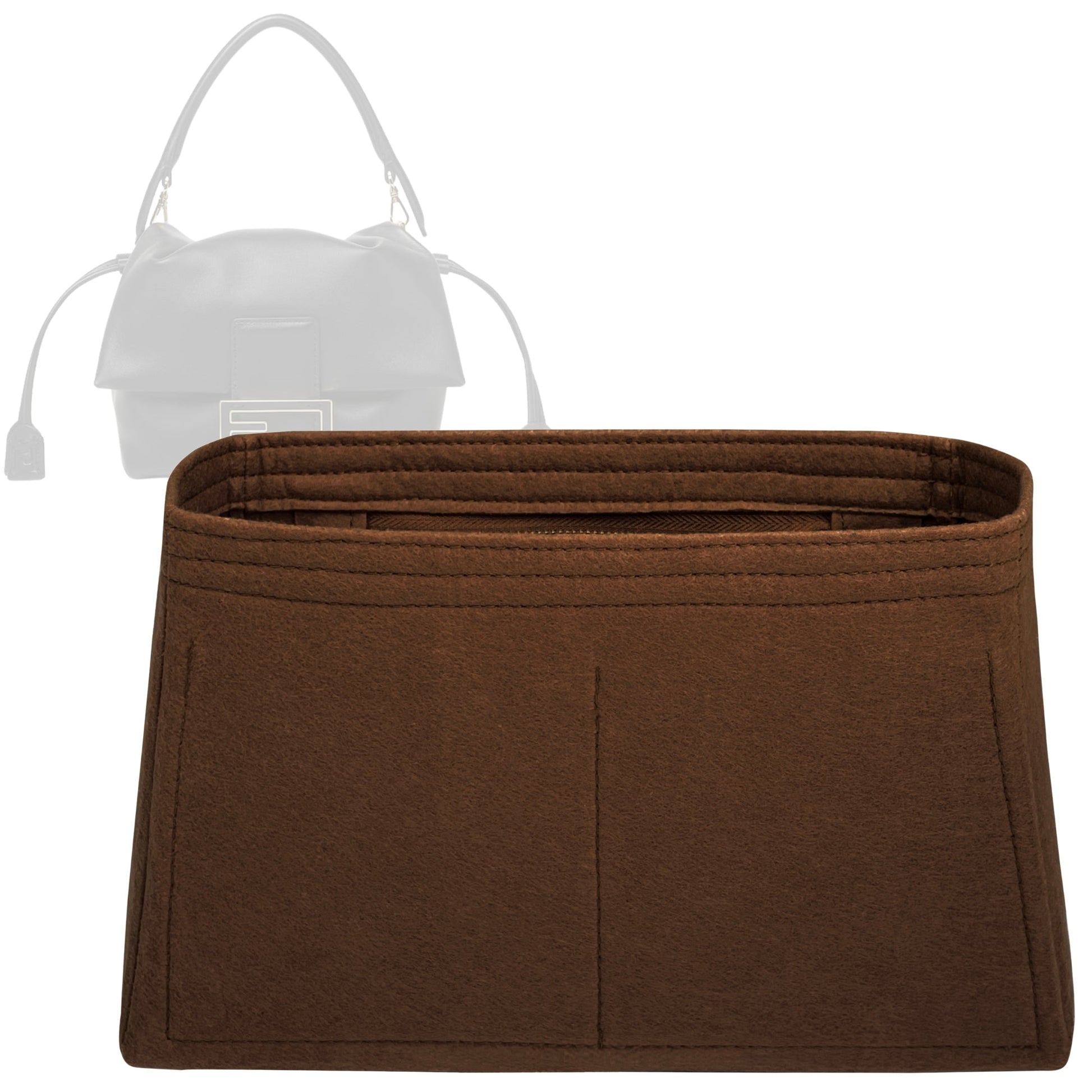 Fendi Handbag Organizer for Mamma Baguette , Bag Insert Small Shoulder Bag