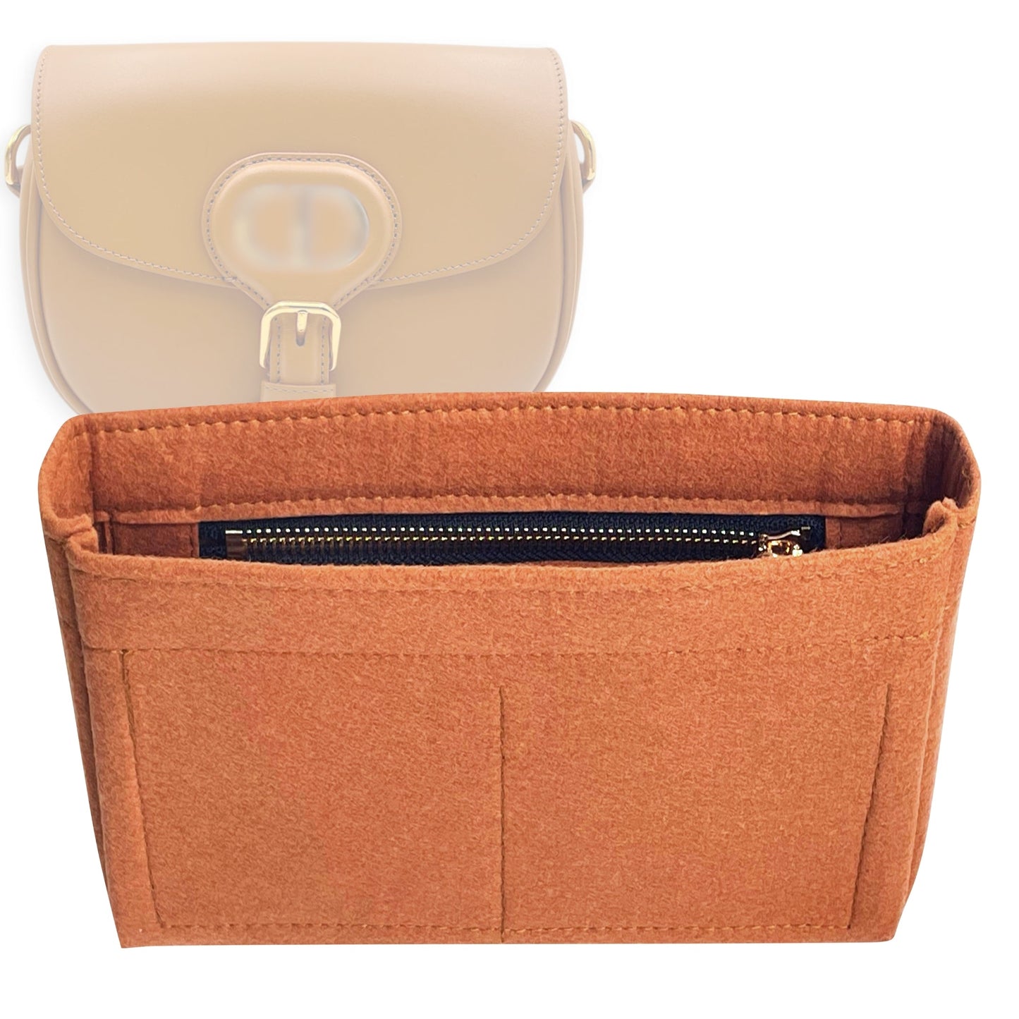 Dior Handbag Organizer for Bobby Bag , Bag Insert Large Zip