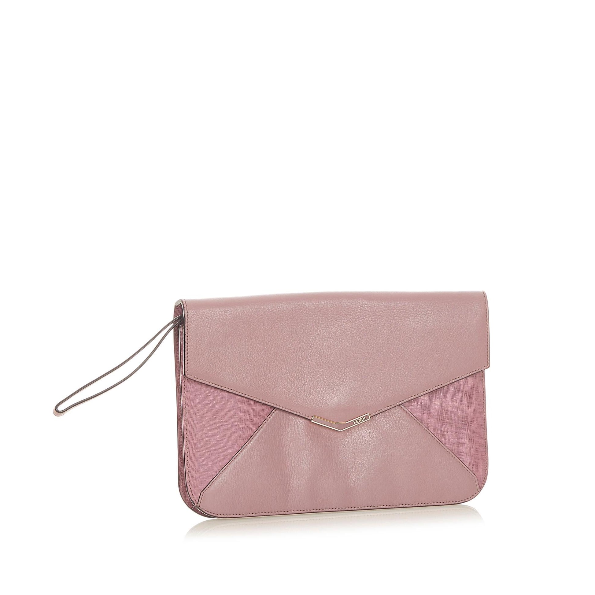 Fendi 2Jours Envelope Clutch Bag Shg
