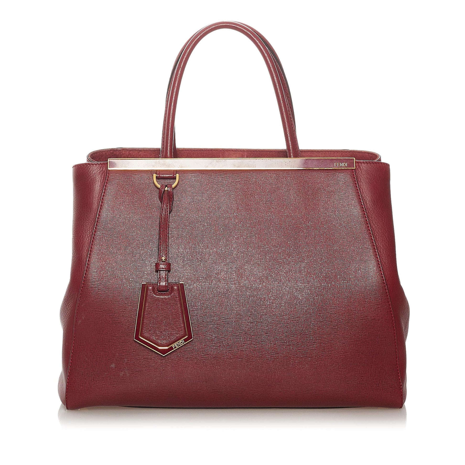Fendi 2Jours Handbag Shg Leather Satchel Bag Handbag Shg 27433