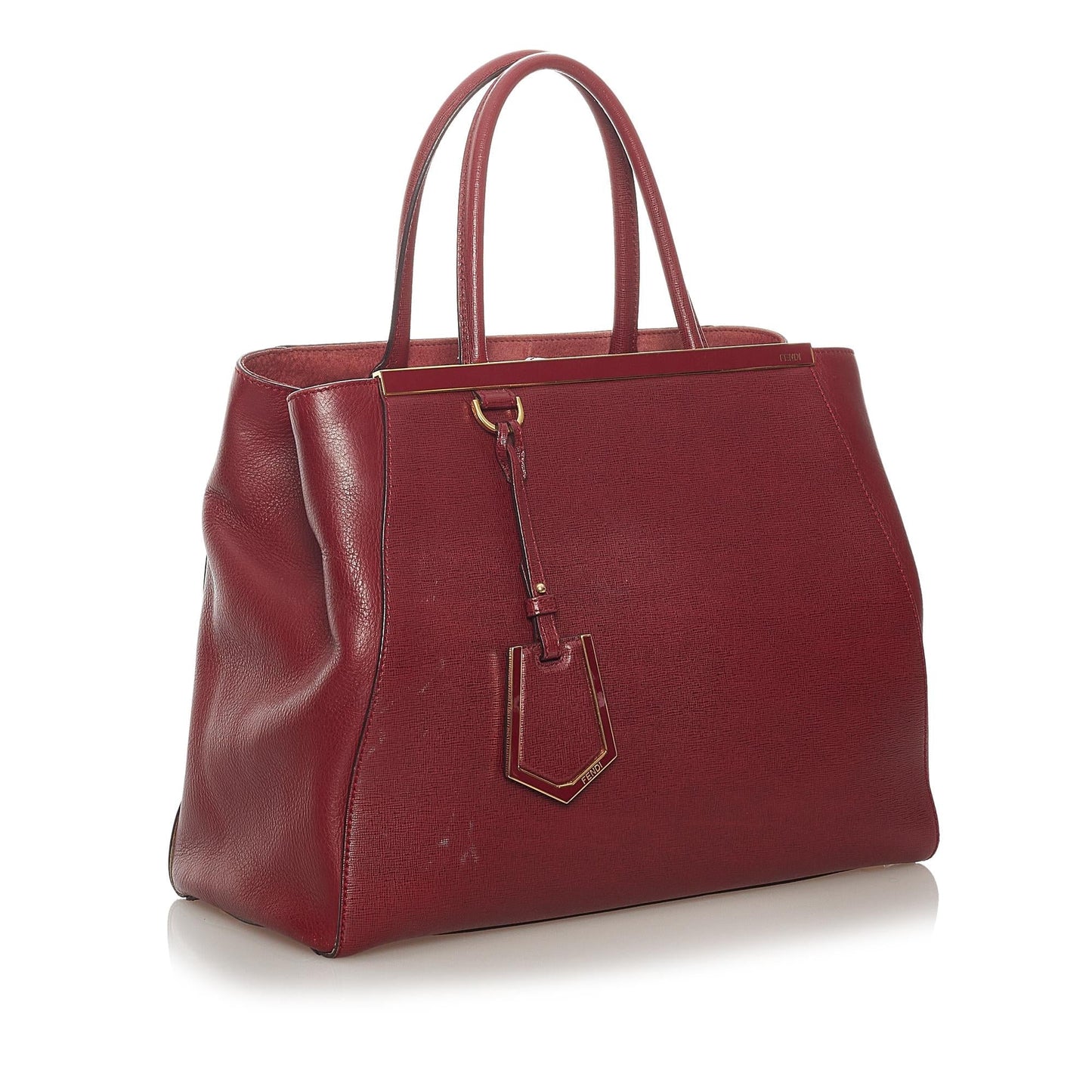 Fendi 2Jours Handbag Shg Leather Satchel Bag Handbag Shg 27433