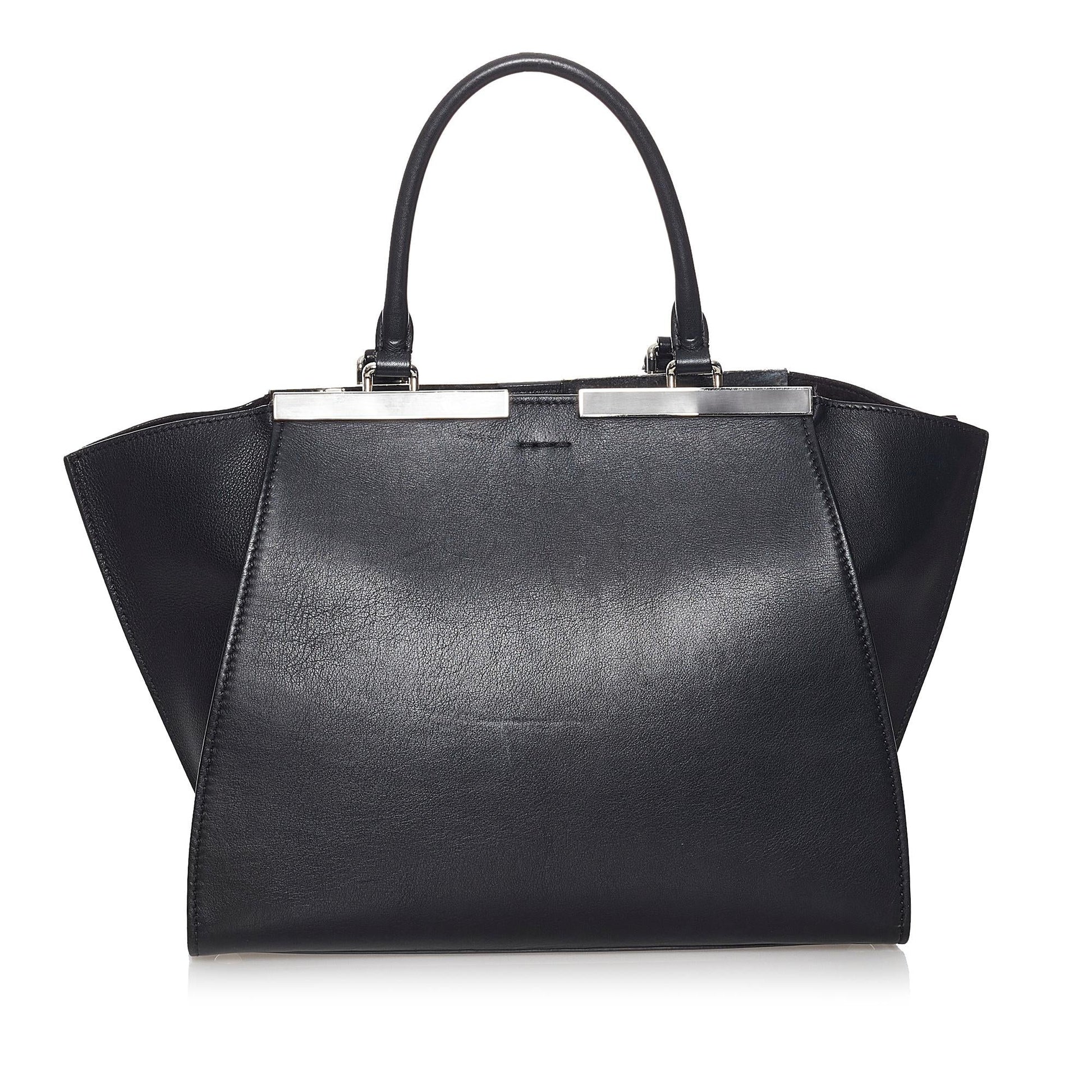 Fendi 3Jours Satchel Shg Leather Satchel Bag
