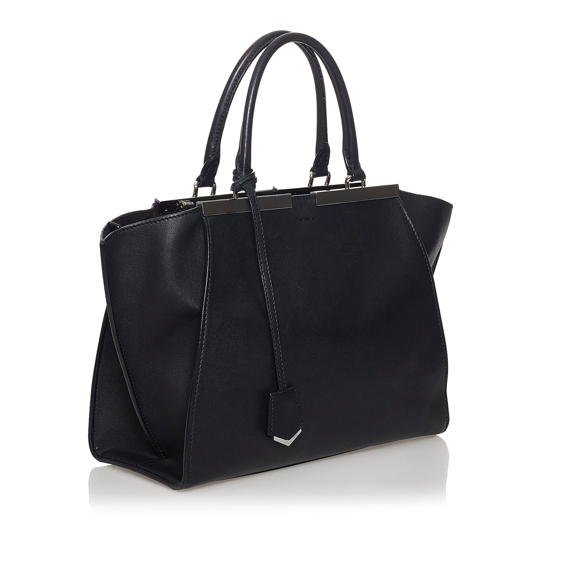 Fendi 3Jours Satchel Shg Leather Satchel Bag