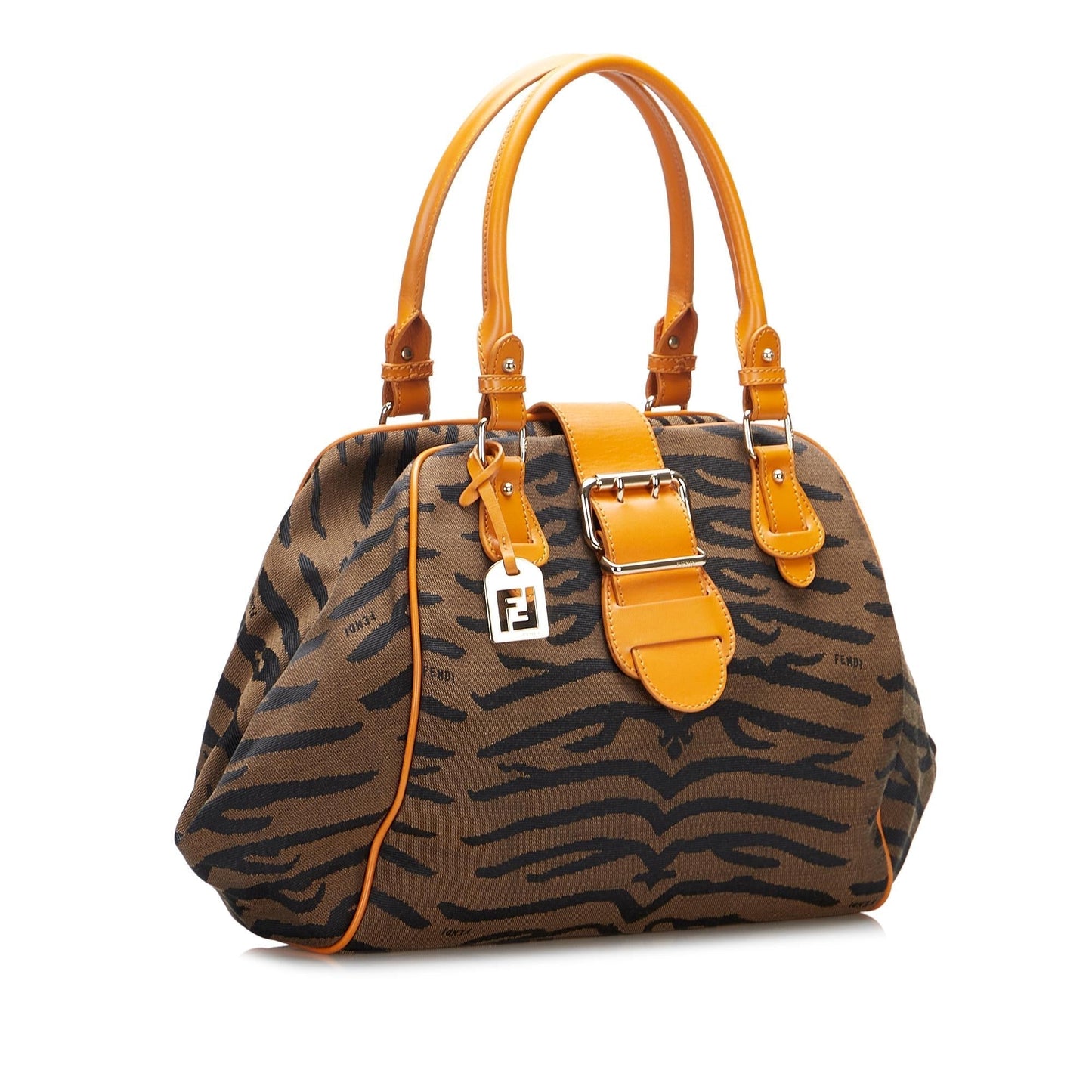 Fendi Animal Print Handbag Shg Fwakg4 Satchel Bag
