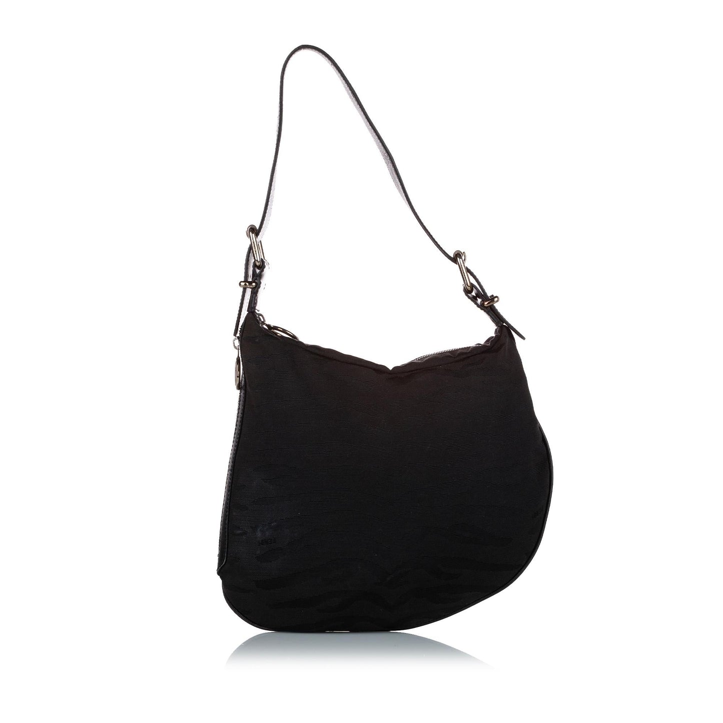 Fendi Animal Print Oyster Shoulder Bag Shg Canvas