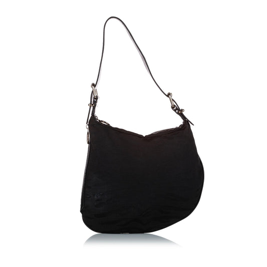 Fendi Animal Print Oyster Shoulder Bag Shg Canvas