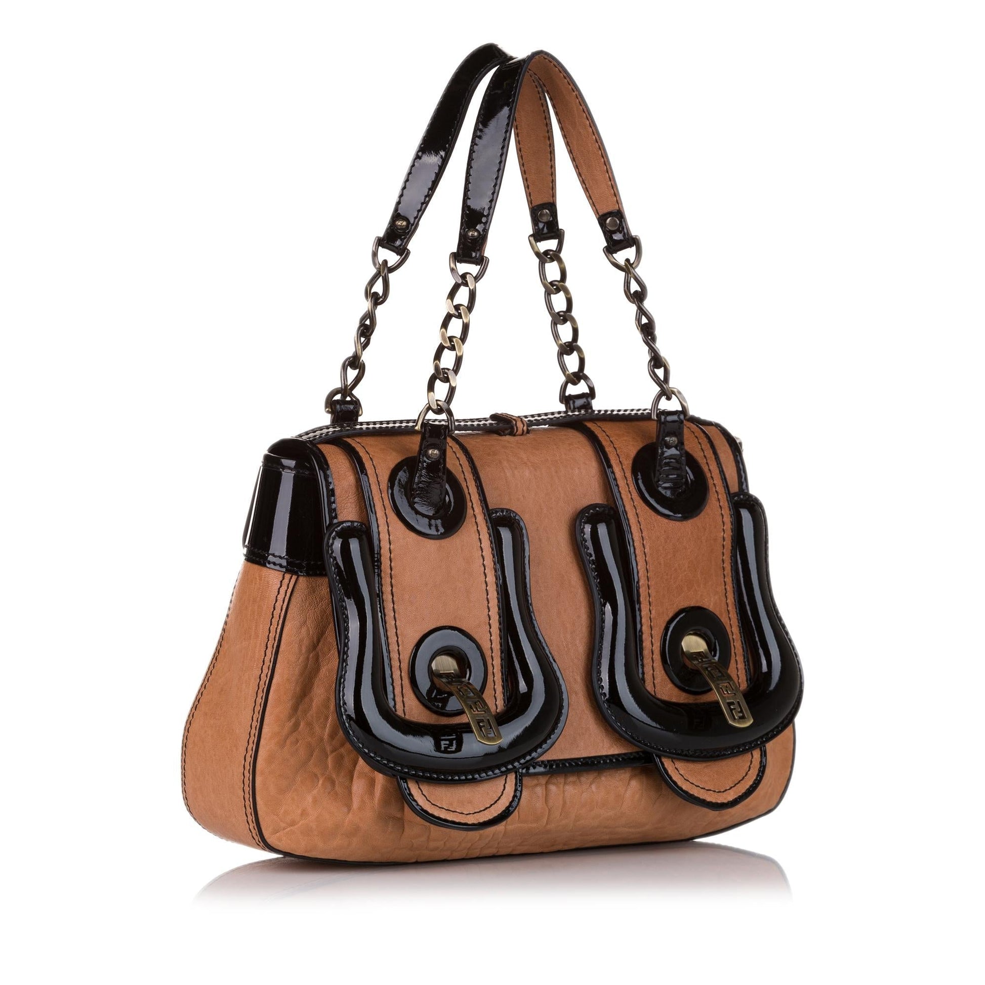 Fendi Bag Handbag Shg Leather Satchel Bag