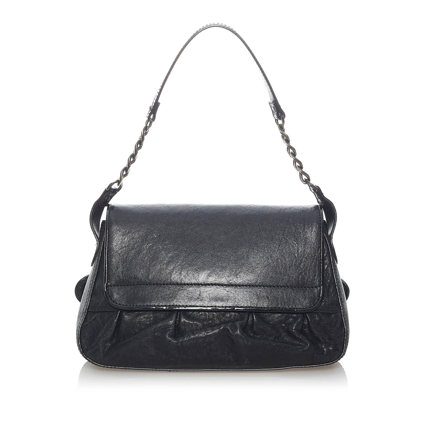 Fendi Bis Shoulder Bag Shg Leather