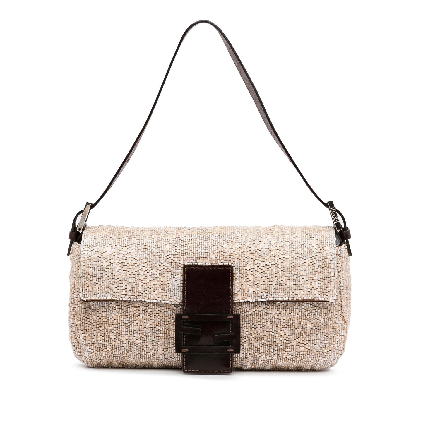Fendi Beaded Baguette Shg F4Nxuf Handbag Shoulder Bag