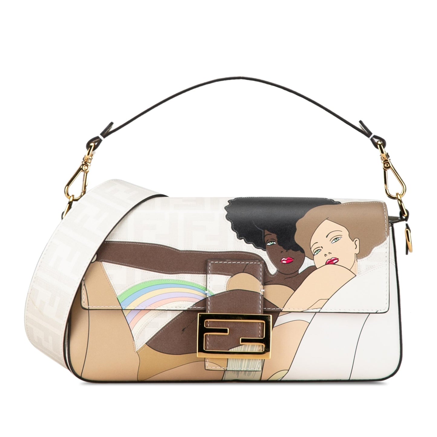 Fendi Bikini Girls Zucca Baguette Satchel Shg 9Ik26N Satchel Bag