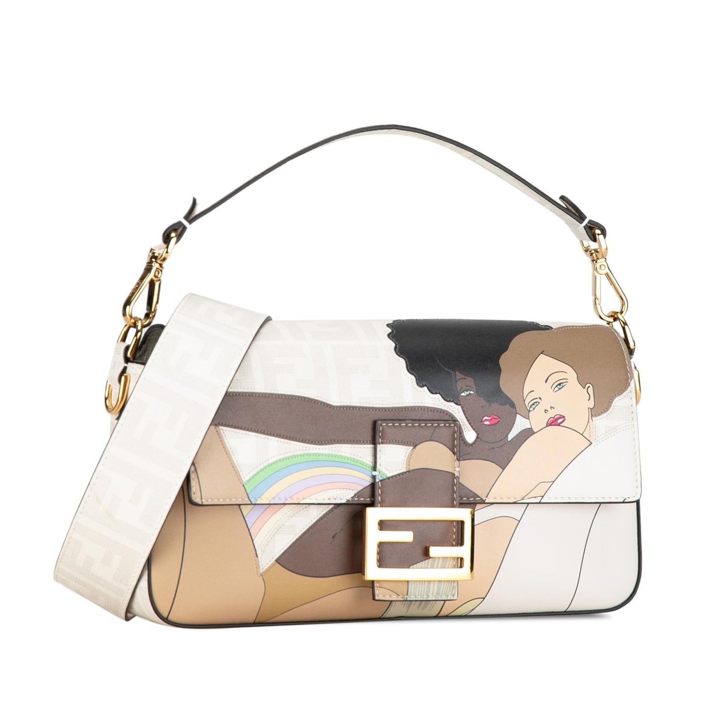 Fendi Bikini Girls Zucca Baguette Satchel Shg 9Ik26N Satchel Bag
