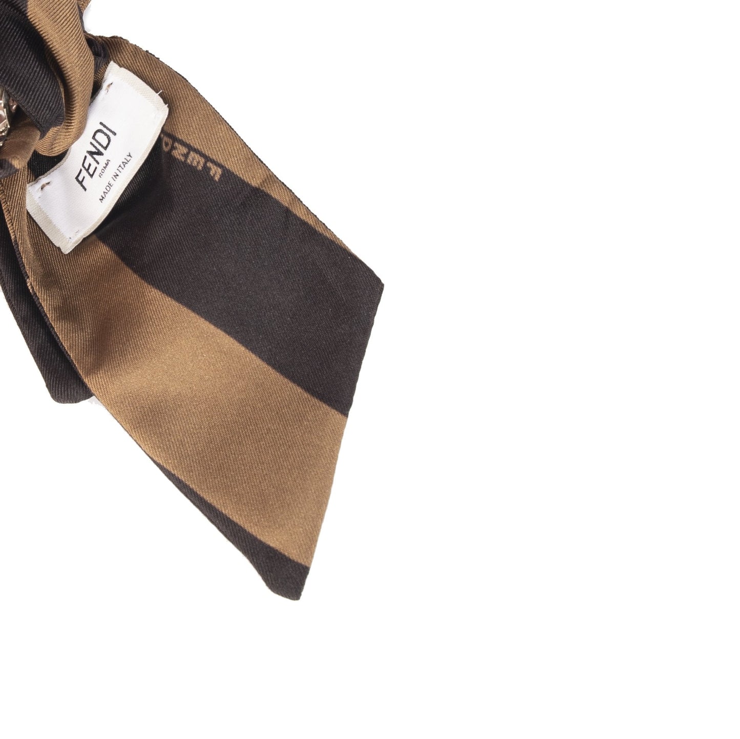 Fendi Bow Silk Hair Clip Travel Bag