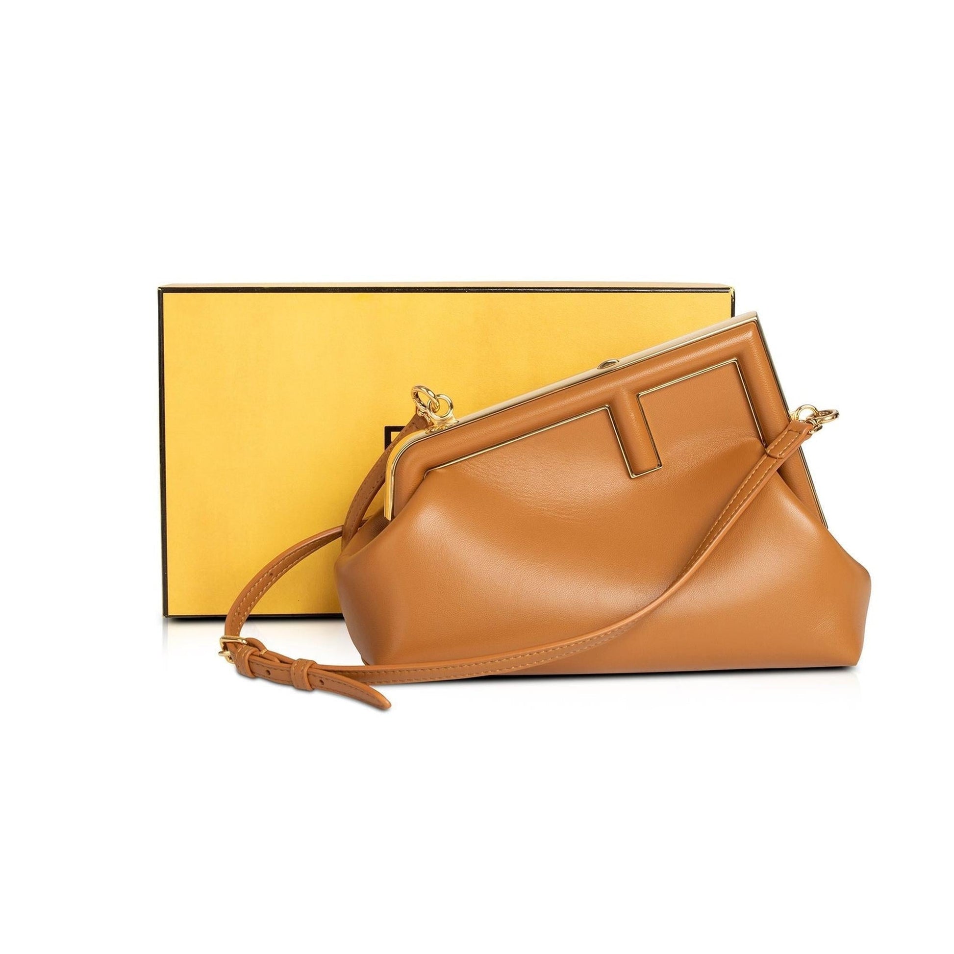 Fendi First Bag Brown Small Travel Bag
