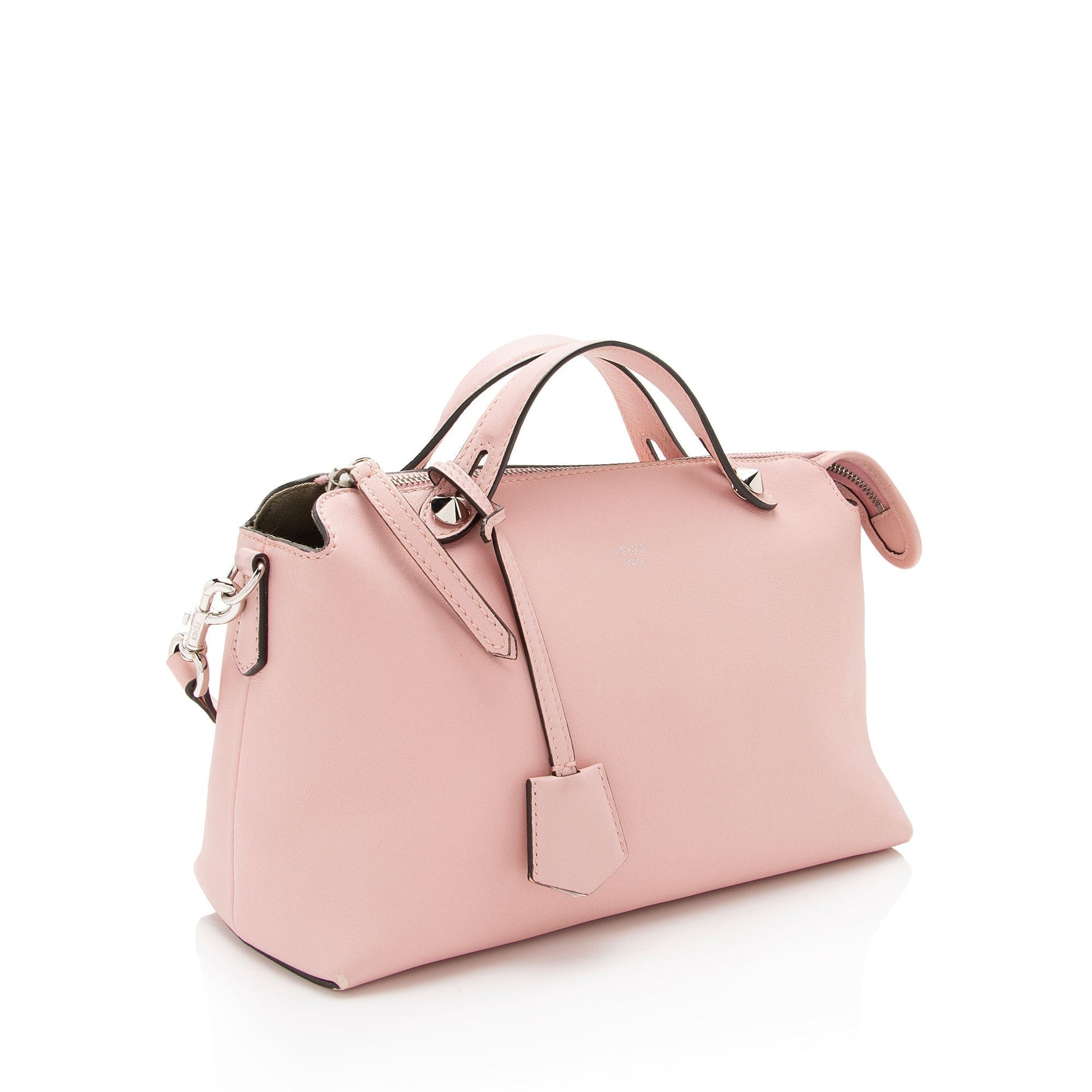 Fendi Calfskin By The Way Boston Bag Shf Sciyzu Medium Satchel Bag