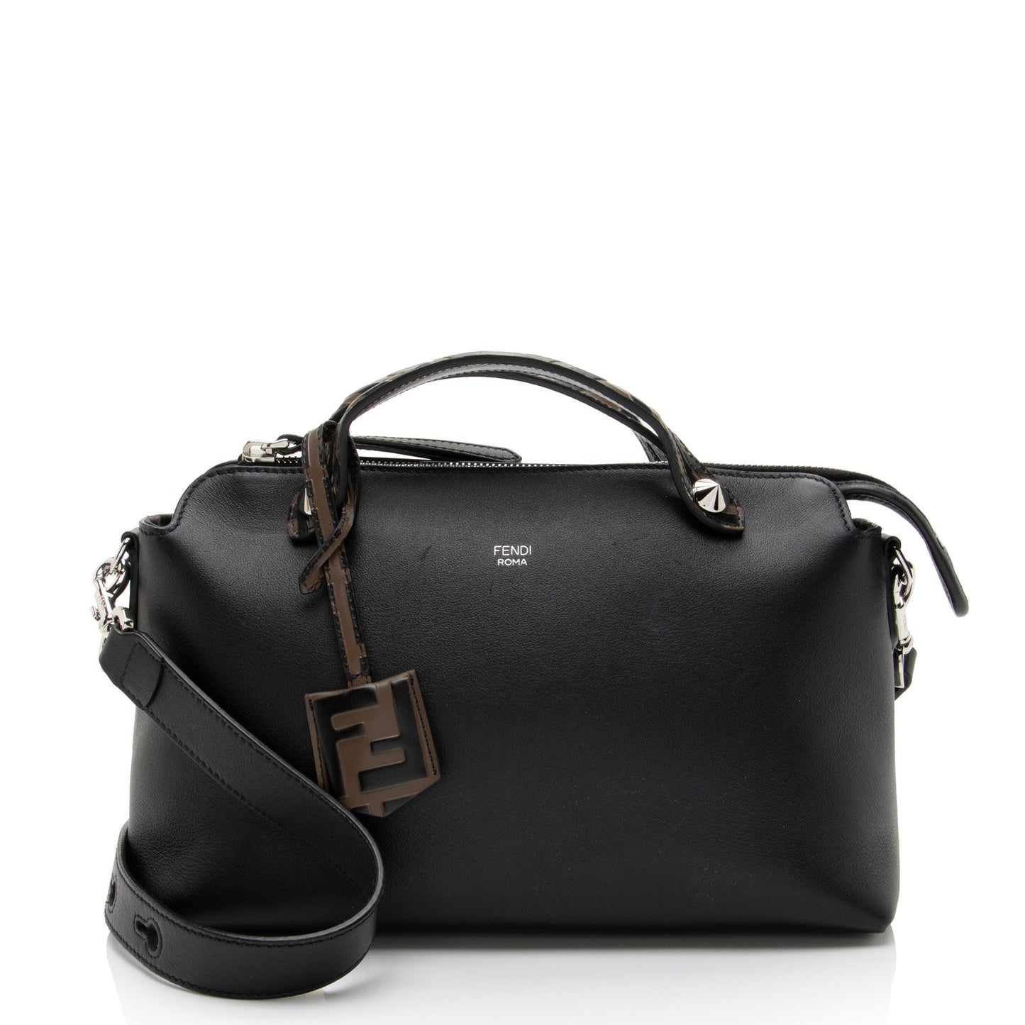 Fendi Calfskin By The Way Boston Bag Small Satchel Bag