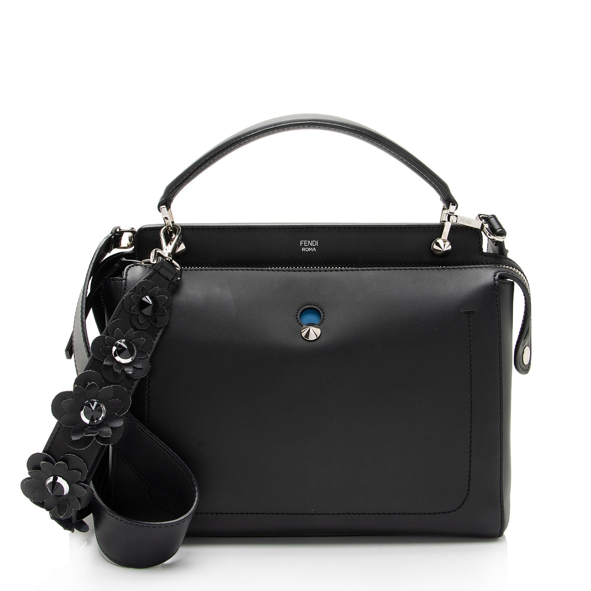 Fendi Calfskin Dotcom Satchel Shf I8Z6Ds Satchel Bag