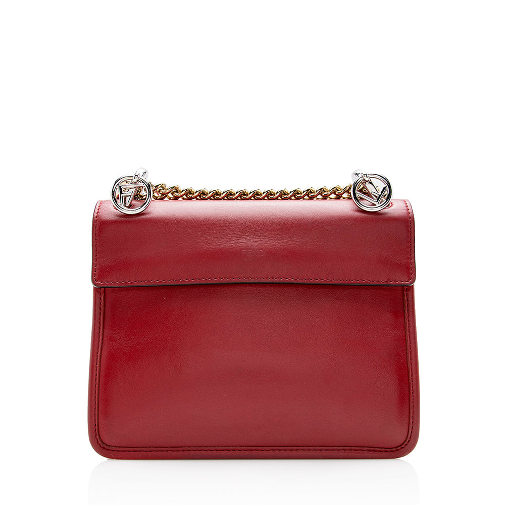 Fendi Calfskin Kan Shoulder Bag Shf