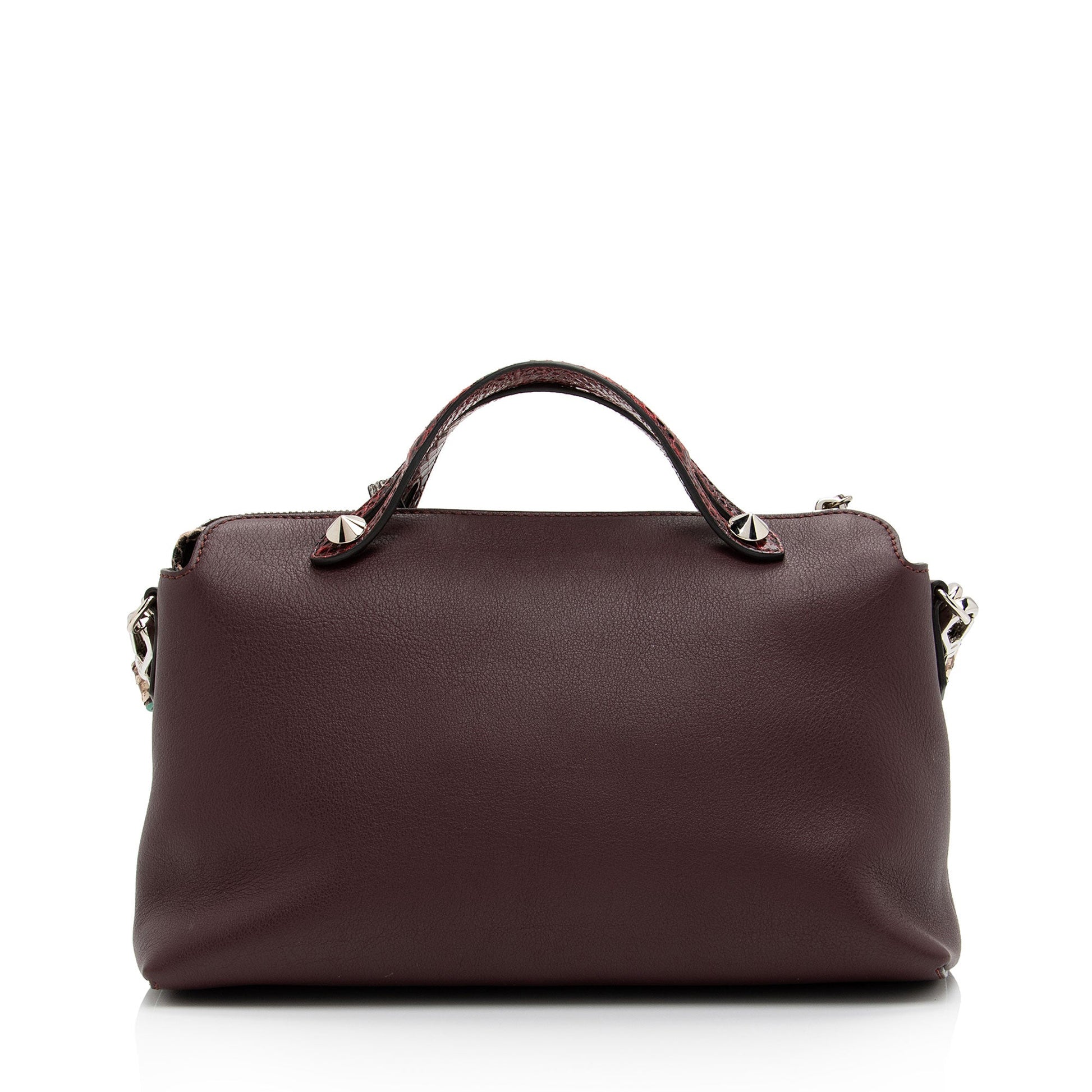 Fendi Calfskin By The Way Boston Bag Shf Yjjzi0 Python Small Satchel Bag