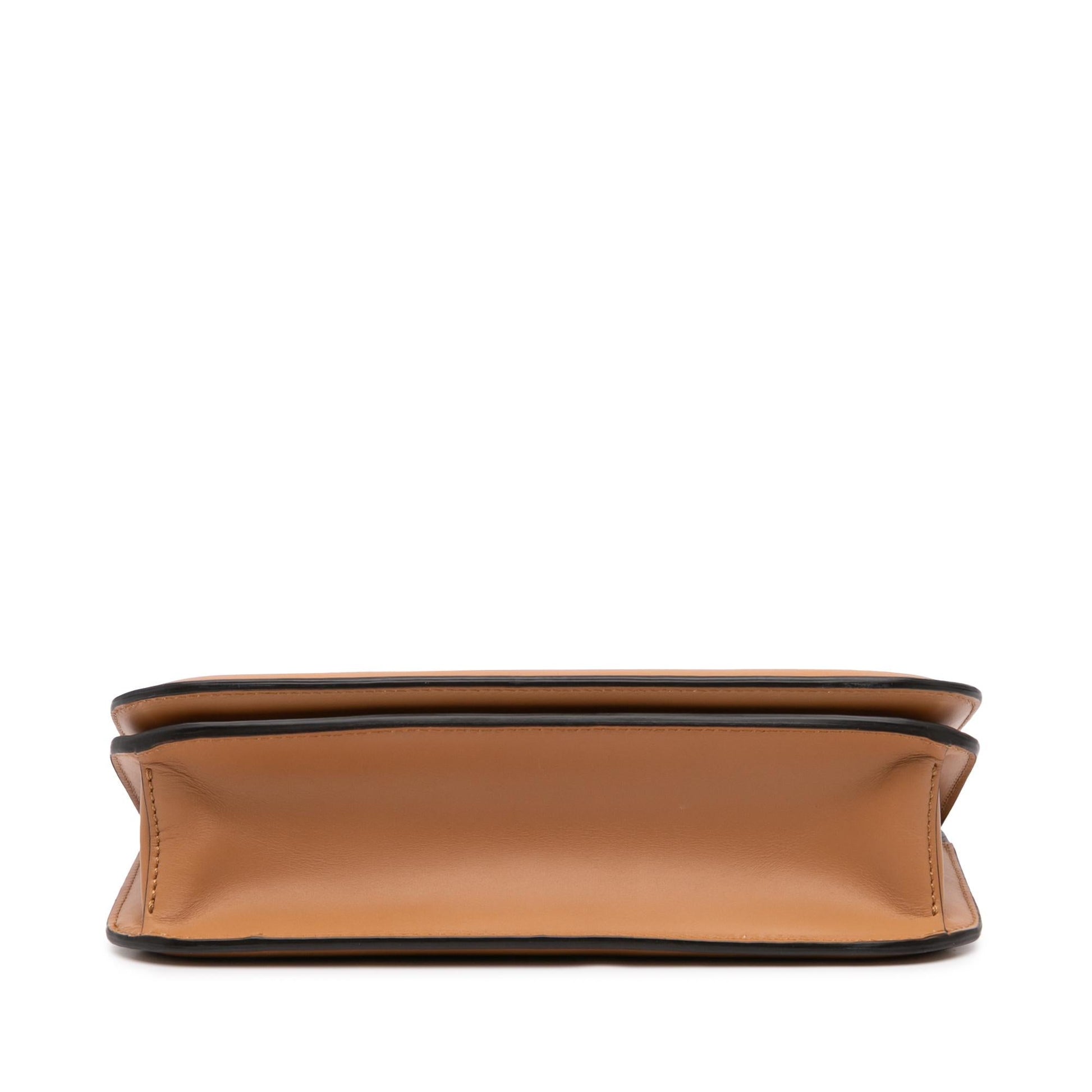Fendi Calfskin King Nubuck Pequin Karligraphy Pocket Shoulder Bag Vitello