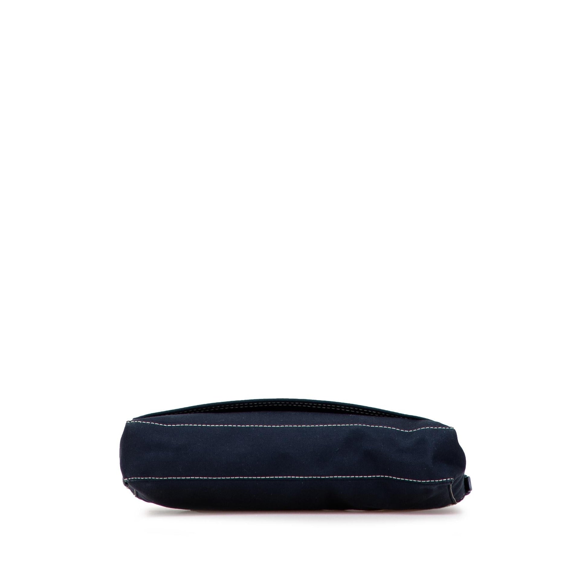 Fendi Ff Marble Baguette Shoulder Bag Canvas Baguette Shoulder Bag