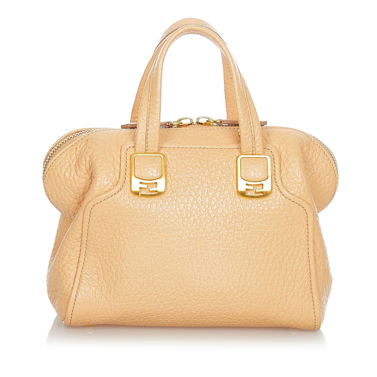 Fendi Chameleon Satchel Shg Leather Satchel Bag
