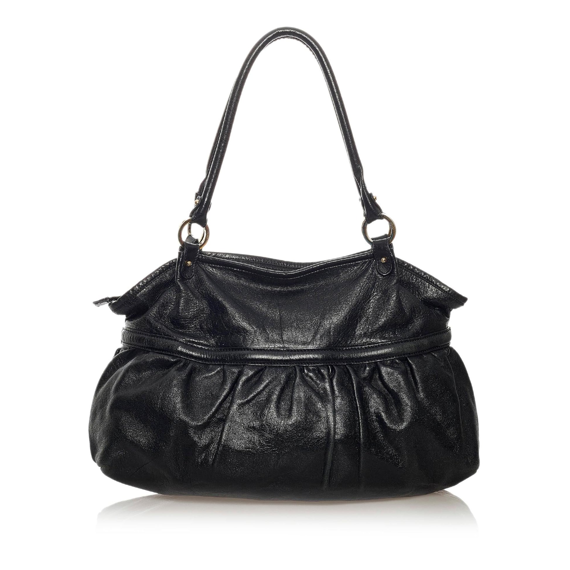 Fendi Chef Tote Bag Shg Leather