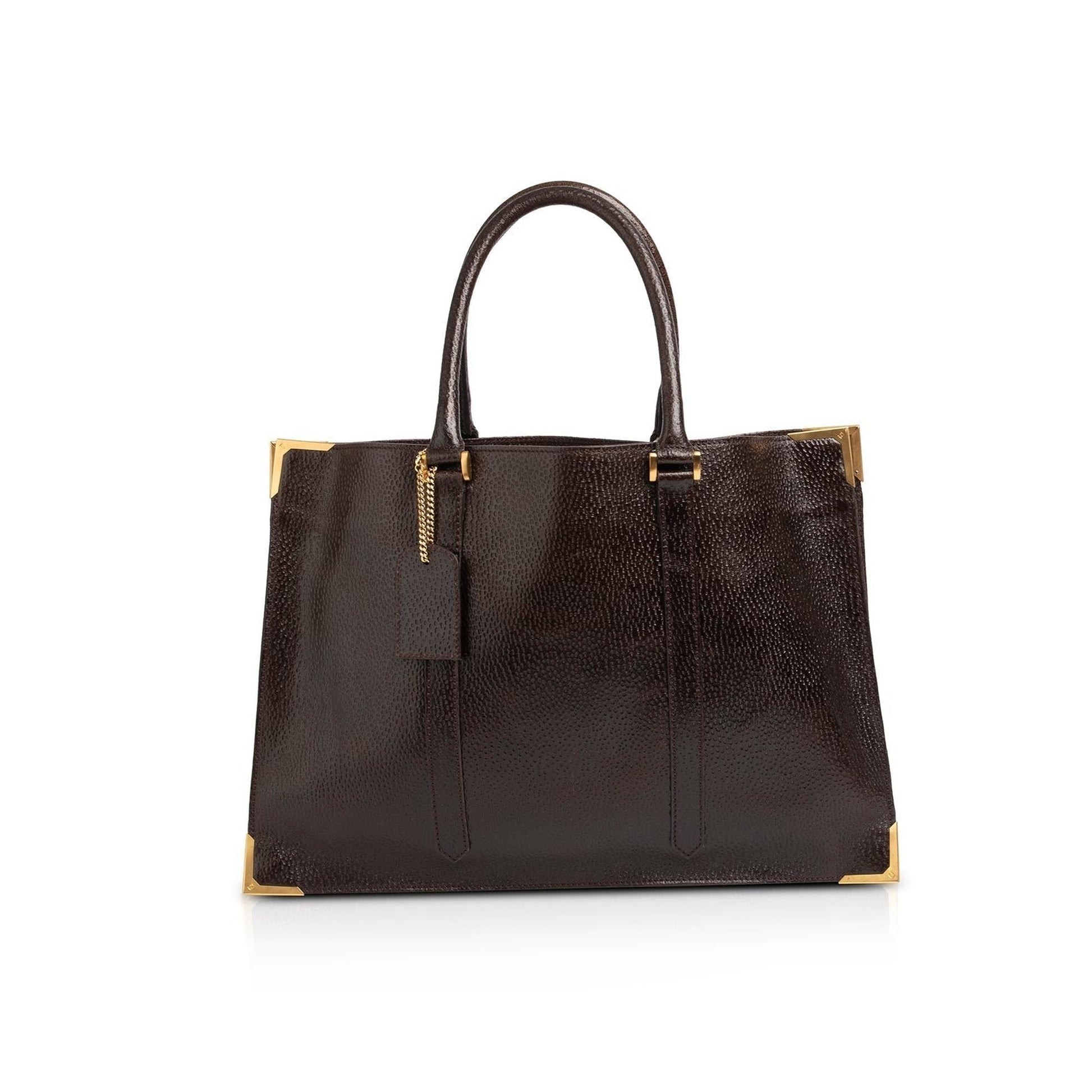 Fendi Classico No Tote Leather Tote Bag