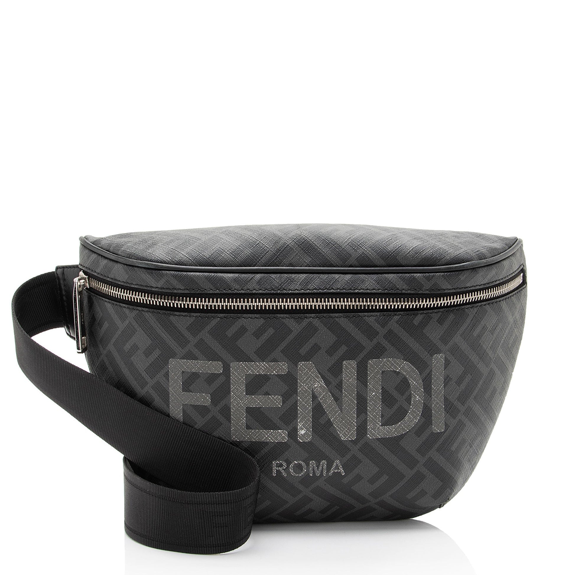 Fendi Coated Ff Belt Bag Canvas