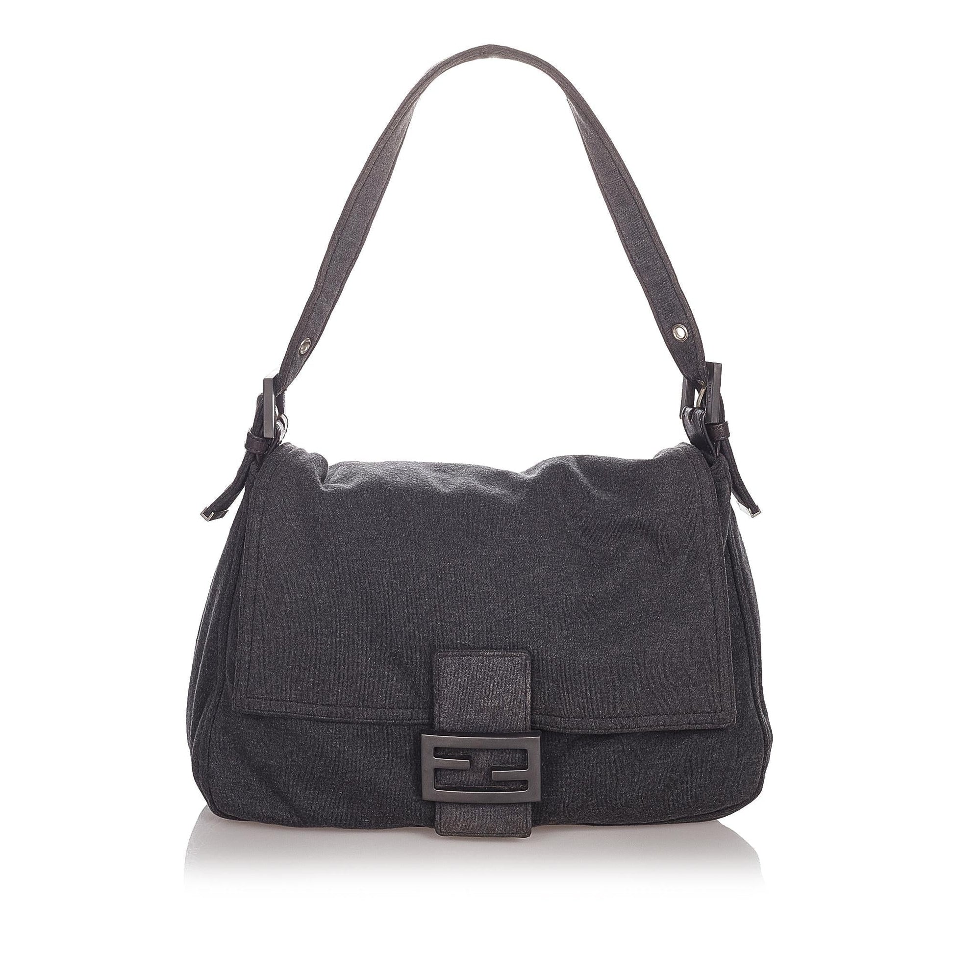 Fendi Cotton Mamma Baguette Shoulder Bag Shg