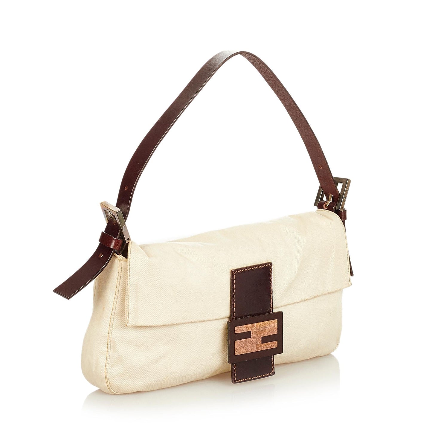 Fendi Cotton Mamma Baguette Shg Handbag Shoulder Bag Baguette Shg 26511