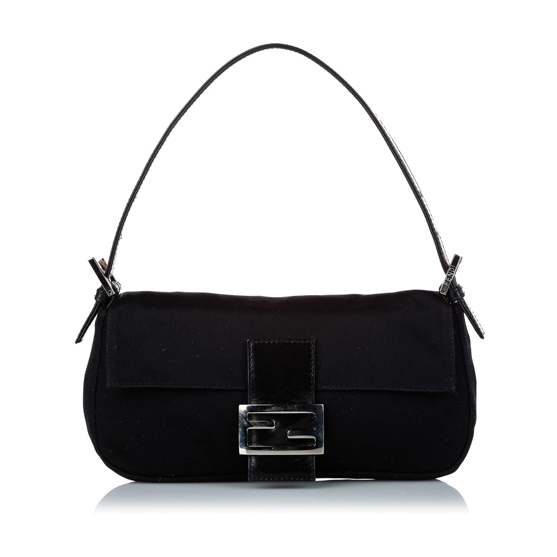 Fendi Cotton Mamma Baguette Shg Handbag Shoulder Bag Baguette Shg 30199