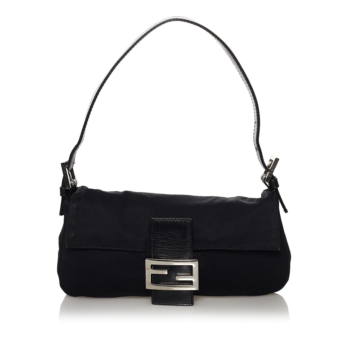 Fendi Cotton Mamma Baguette Shg Handbag Shoulder Bag