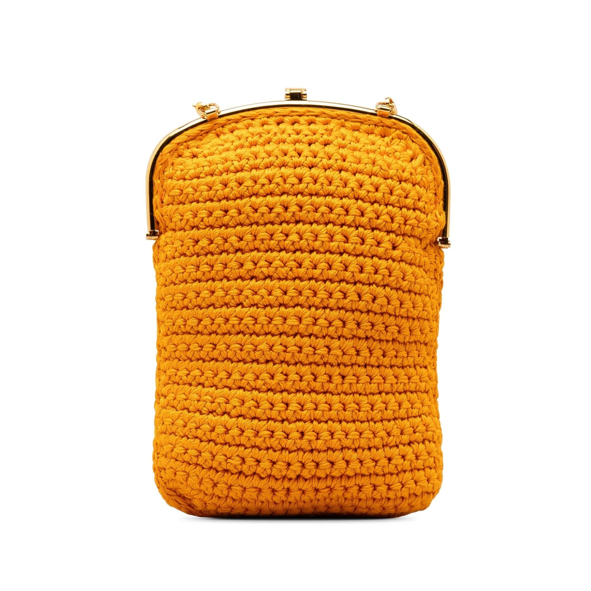 Fendi Crochet Baguette Phone Bag Shg Ualphd Shoulder Bag