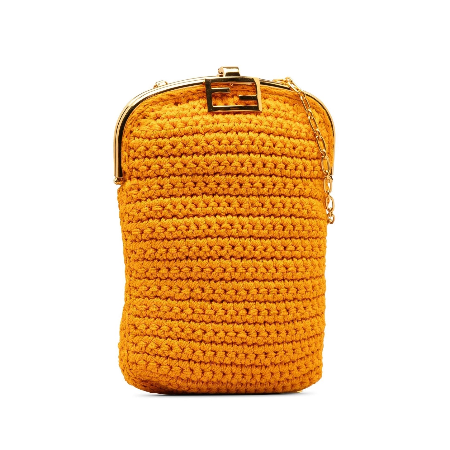 Fendi Crochet Baguette Phone Bag Shg Ualphd Shoulder Bag