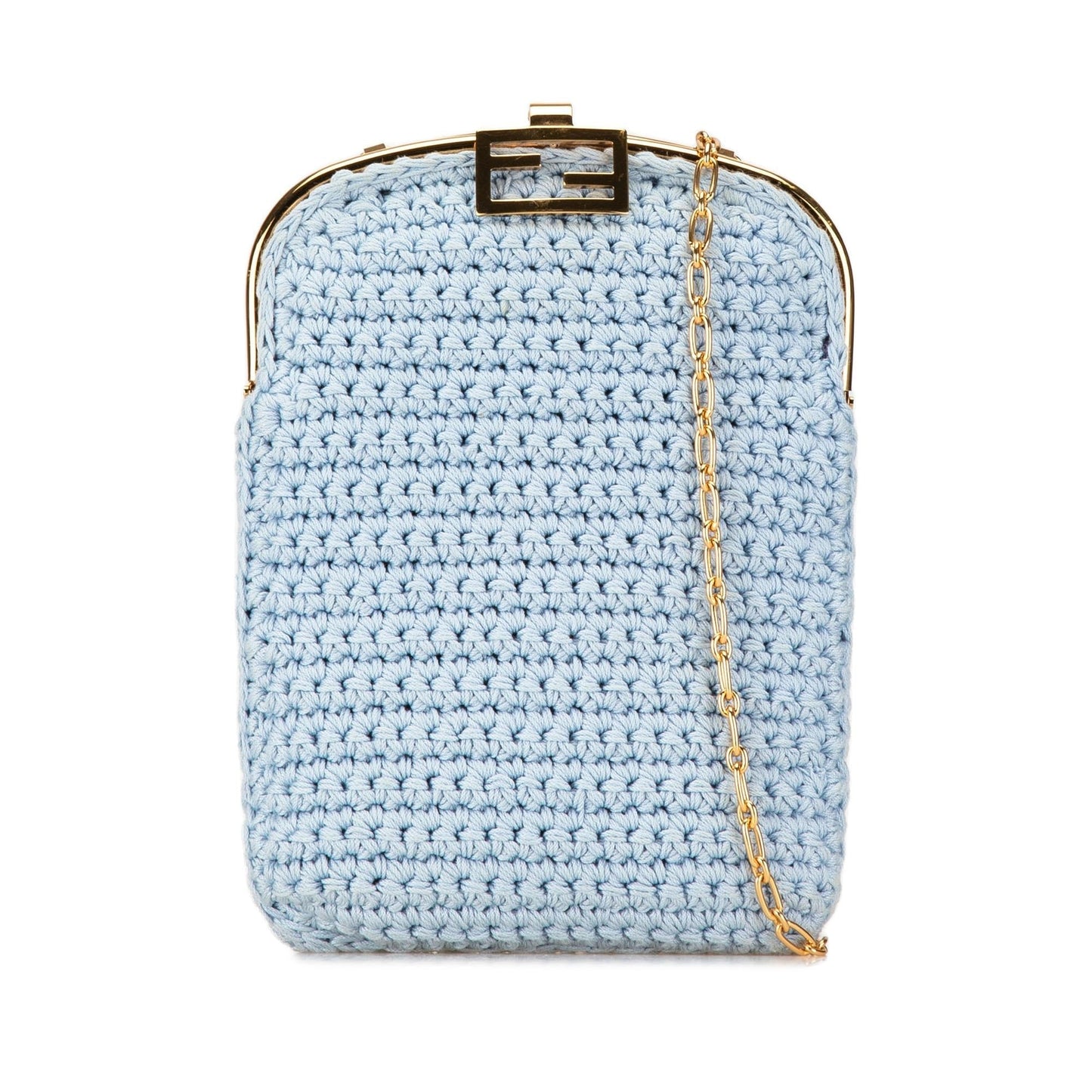 Fendi Crochet Baguette Phone Bag Shg 8Rr45O Shoulder Bag