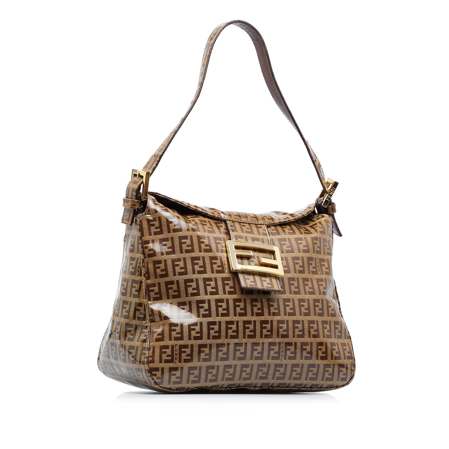 Fendi Crystal Zucchino Double Shg 1Vzlv1 Shoulder Bag Flap