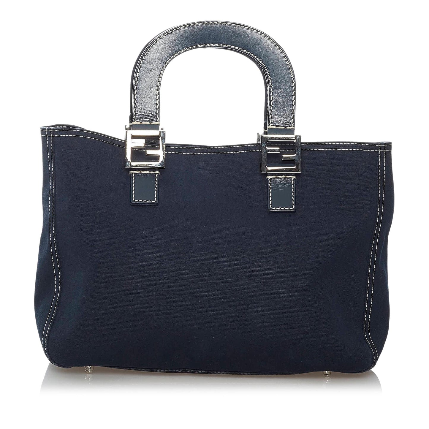 Fendi Handbag Shg Denim Satchel Bag