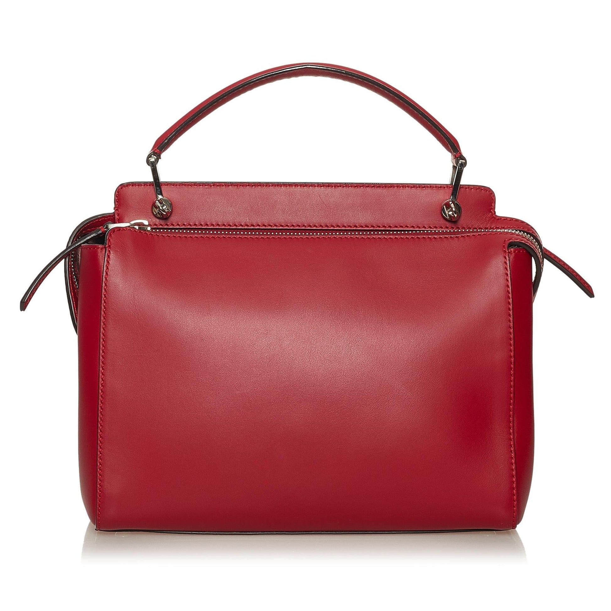 Fendi Dotcom Satchel Shg Leather Satchel Bag Satchel Shg 29019