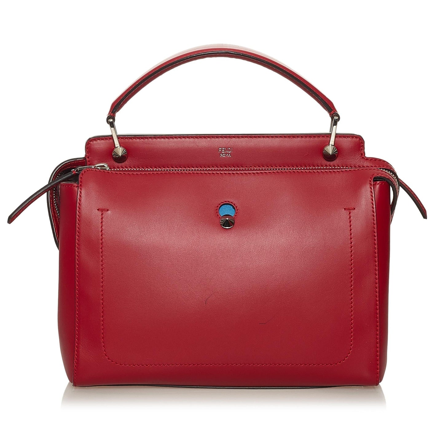 Fendi Dotcom Satchel Shg Leather Satchel Bag Satchel Shg 29019