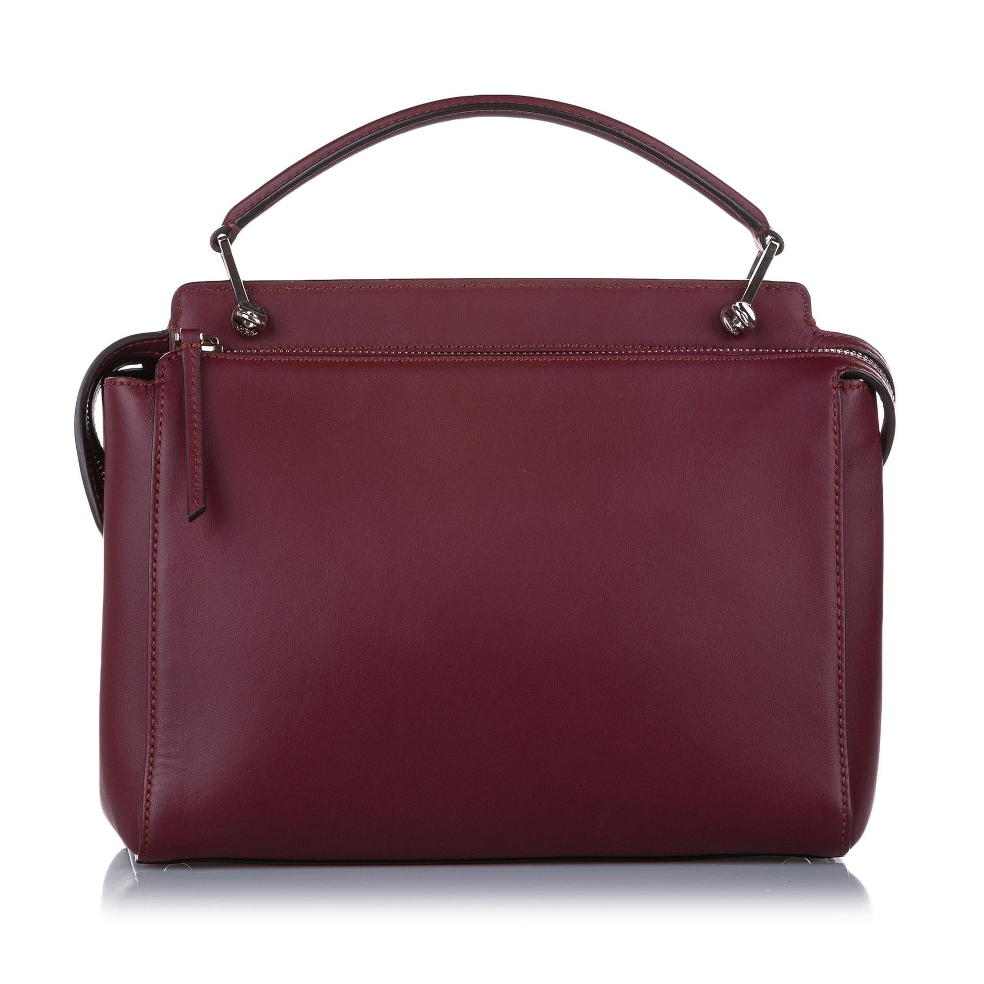 Fendi Dotcom Satchel Shg Leather Satchel Bag