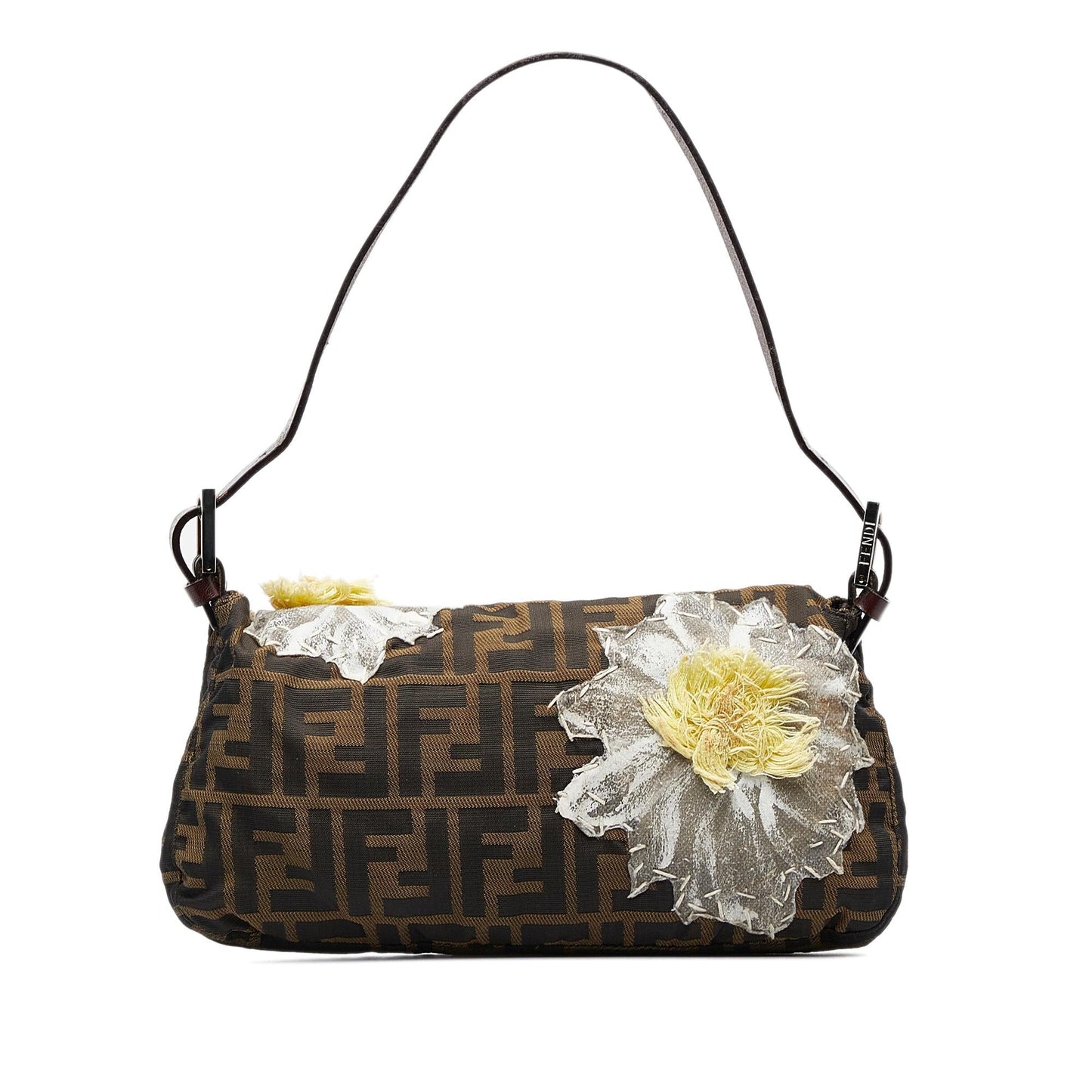 Fendi Zucca Baguette Shg Kz6Ajk Handbag Embroidered Shoulder Bag