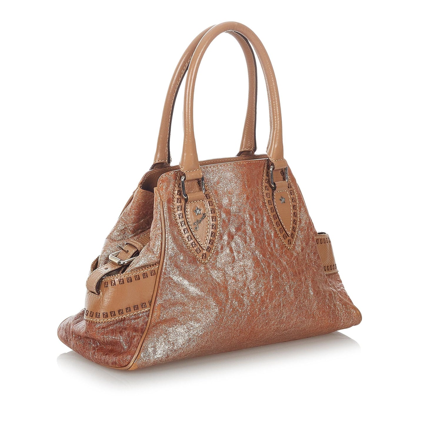 Fendi Etniko Handbag Shg Leather Satchel Bag Handbag Shg 26890