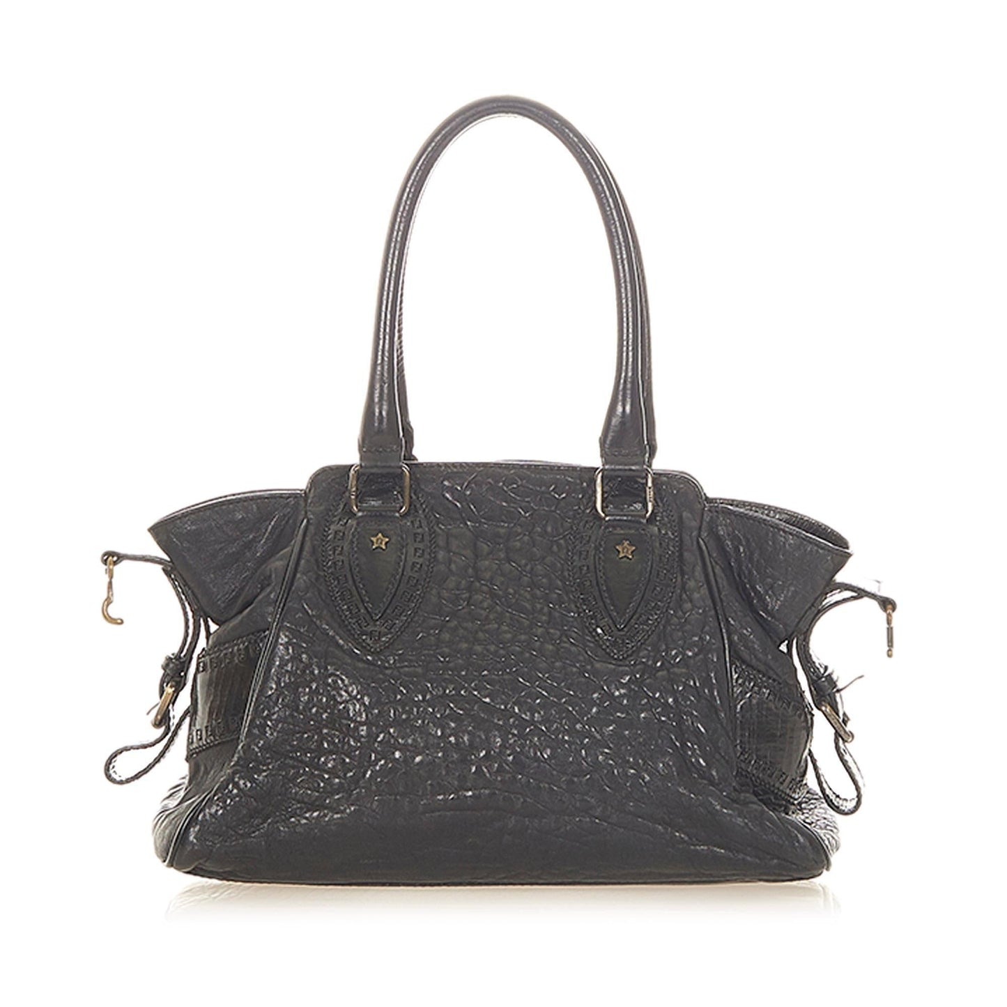 Fendi Etniko Handbag Shg Leather Satchel Bag Handbag Shg 31662