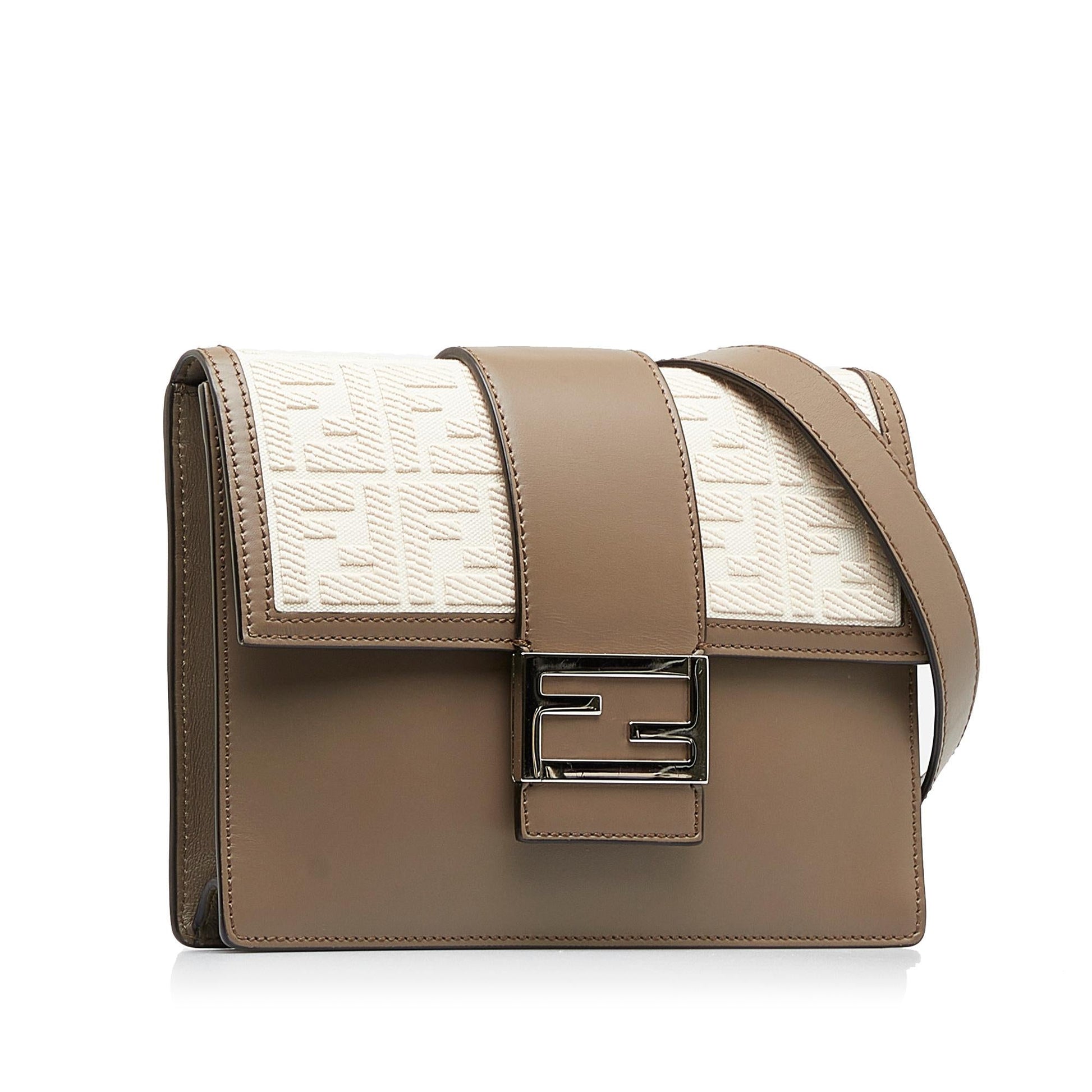 Fendi Ff Flat Baguette Shg Favyjo Crossbody Bag Shoes