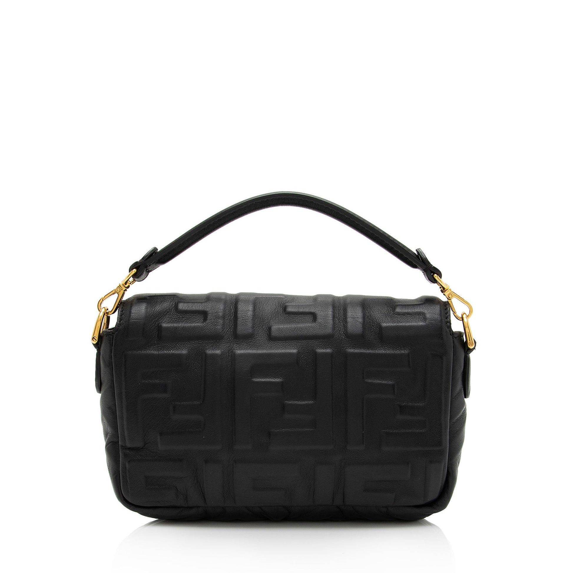 Fendi Ff Baguette Shoulder Bag Shf St6Lpg Mini Embossed