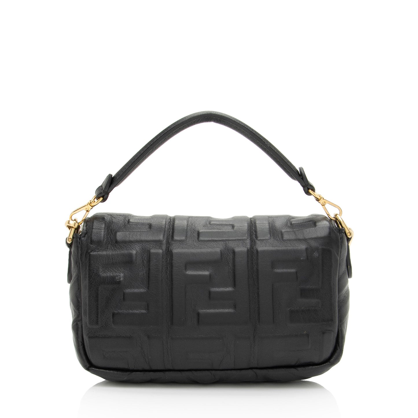 Fendi Ff Baguette Shoulder Bag Mini Embossed